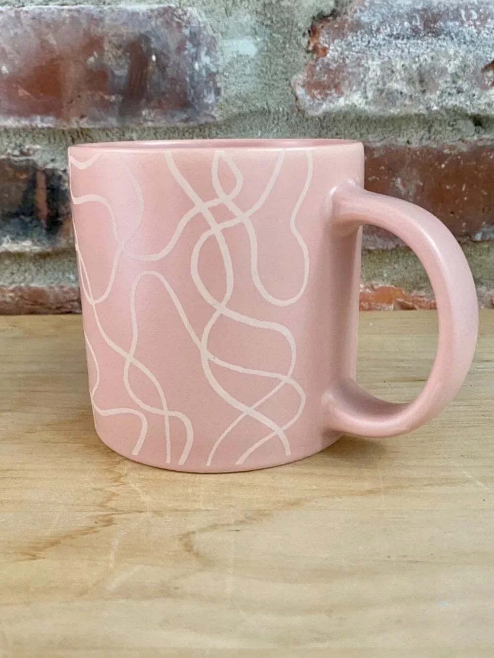 Whitney Kerney: Set of 2 Mugs, Ivory and Pink, Brand New in Original Packaging.
